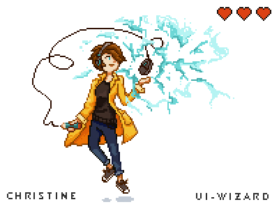 8 Bit Me selfportrait retrogames art pixel