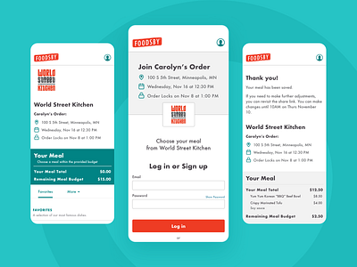 Foodsby Case Study case study delivery app food app food delivery mobile app mobile ui product design