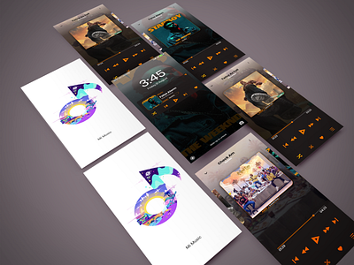 Xiaomi Mi Music Player Redesign adobexd miui music ui ux xiaomi