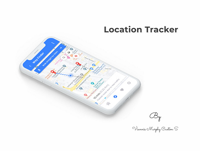 Location Tracker daily ui 020 dailyui google map location tracker map