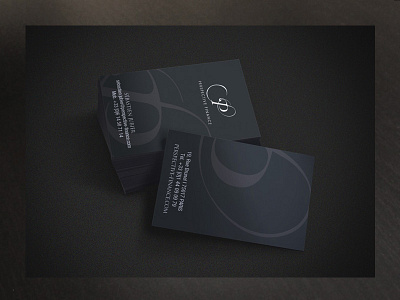 financial company business card banking business business card card classy company corporate dark elegant finance french industry name card work