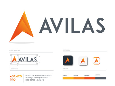 a logo mark l a symble l avilas brand