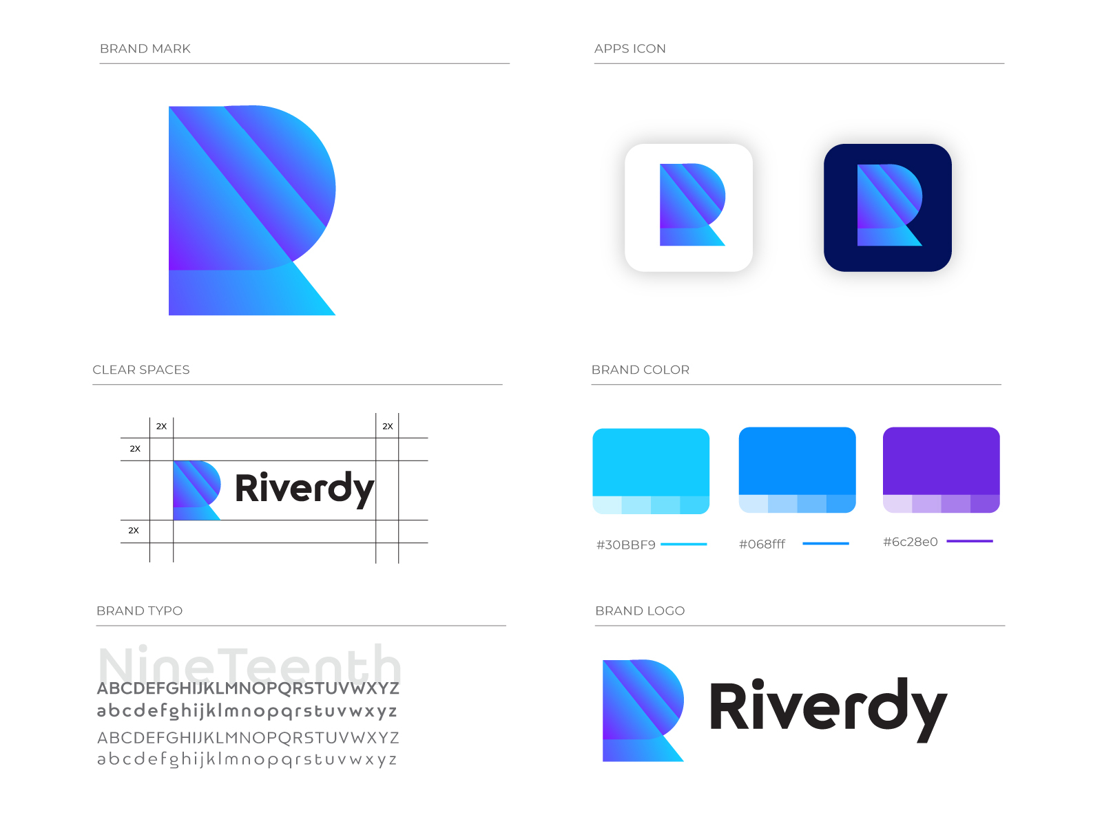 Riverdy branding by Amir Sayem on Dribbble