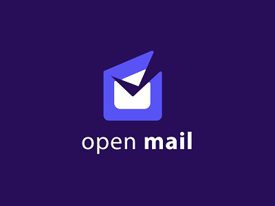 open mail logo abstract apps brand identity branding connected logo agency mail mailbox mailer mailing main page microsoft minimal morden service tech technology vector