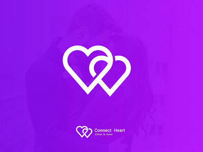 heart logo l dating logo brand identity branding connected creative logo dating dating logo gradient heart logo line art logo agency logo design logo mark love morden professional logo simple logo typogaphy vector