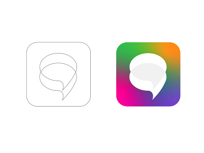 chat apps icon design