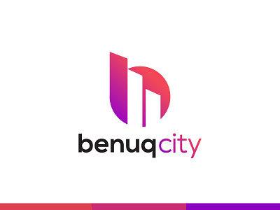 benuqcity logo abstract b letter logo b logo brand identity brand mark branding building creative design developers flat home logo agency logo design concept logo designs logo mark logodesign logos real estate logo realestate unique logo