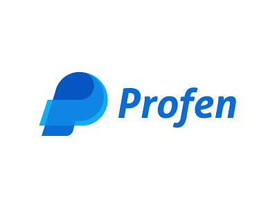 profen-p letter logo mark