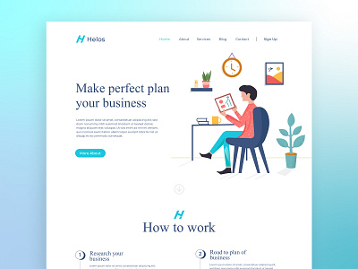 business consulting landing business clean interface clean ui consulting illustration ix landing page design managment simple website ui uiux website concept website design website design agency website designer website redesign