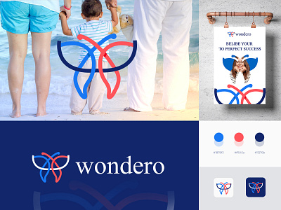 wondero logo design