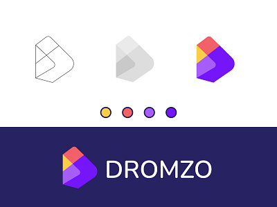 modern letter logo mark for Dromzo