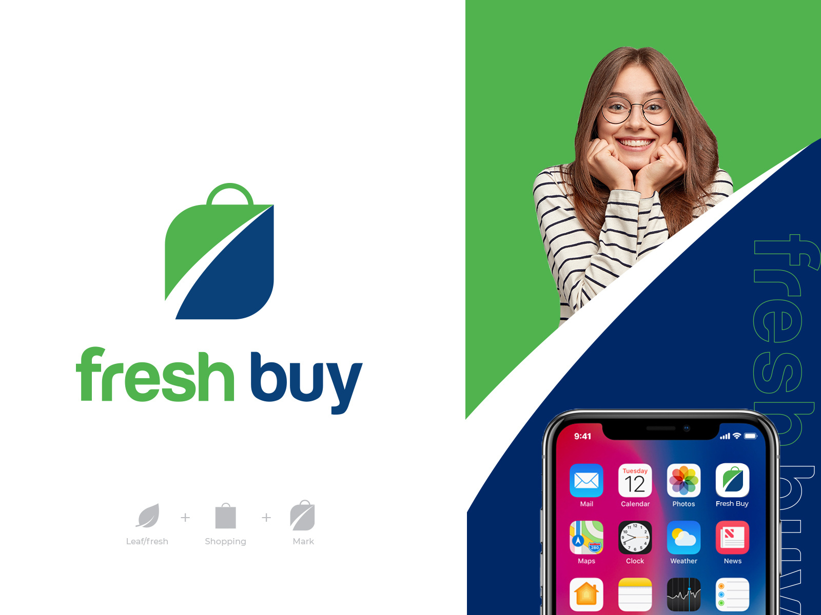 online shopping company logo design by Amir Sayem on Dribbble