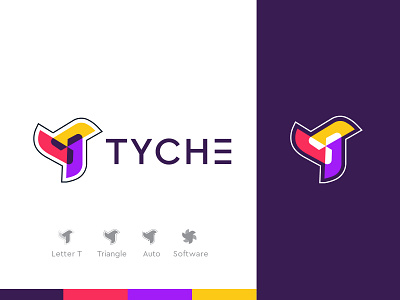 Triangle + Software logo abstract automated payment brand identity branding conceptual logo data dynamic logo ecommerce logo logo agency logo mark meaningful logo morden software logo technology triangle logo visual identity