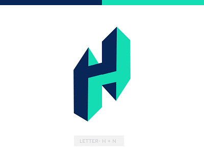 H+N 3d abstract animation brand identity creative logo mark ecommerce freelancer designer graphic design hire logo designer hn logo illustration letter logo lettermark logo logo agency minimalist logo modern logo simple logo design strong mark unique logo design