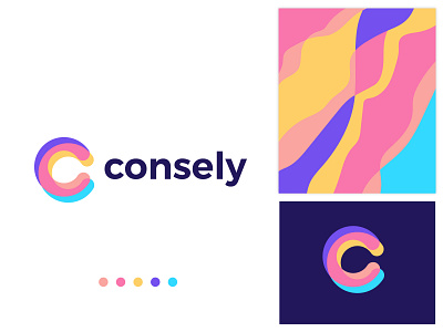 colorful letter logo mark