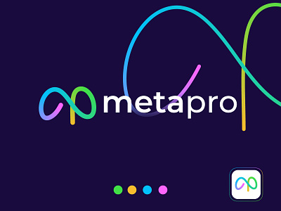 metapro brand identity branding ecommerce logo design metaworld technology