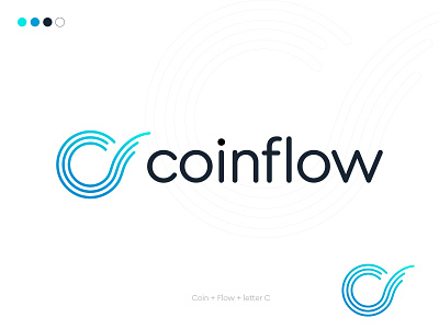coinflow abstract bitcoin brand identity branding cashflow conseptual logo currency flow logo identity logo agency logo dersigner logo desing logo mark logos meaningful logo payment print simple logo technology treding logo