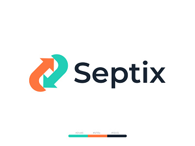 septix l transfer l logo desing abstract benad brand identity branding identity logo