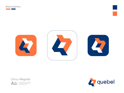 qb + box ecommerce logo mark