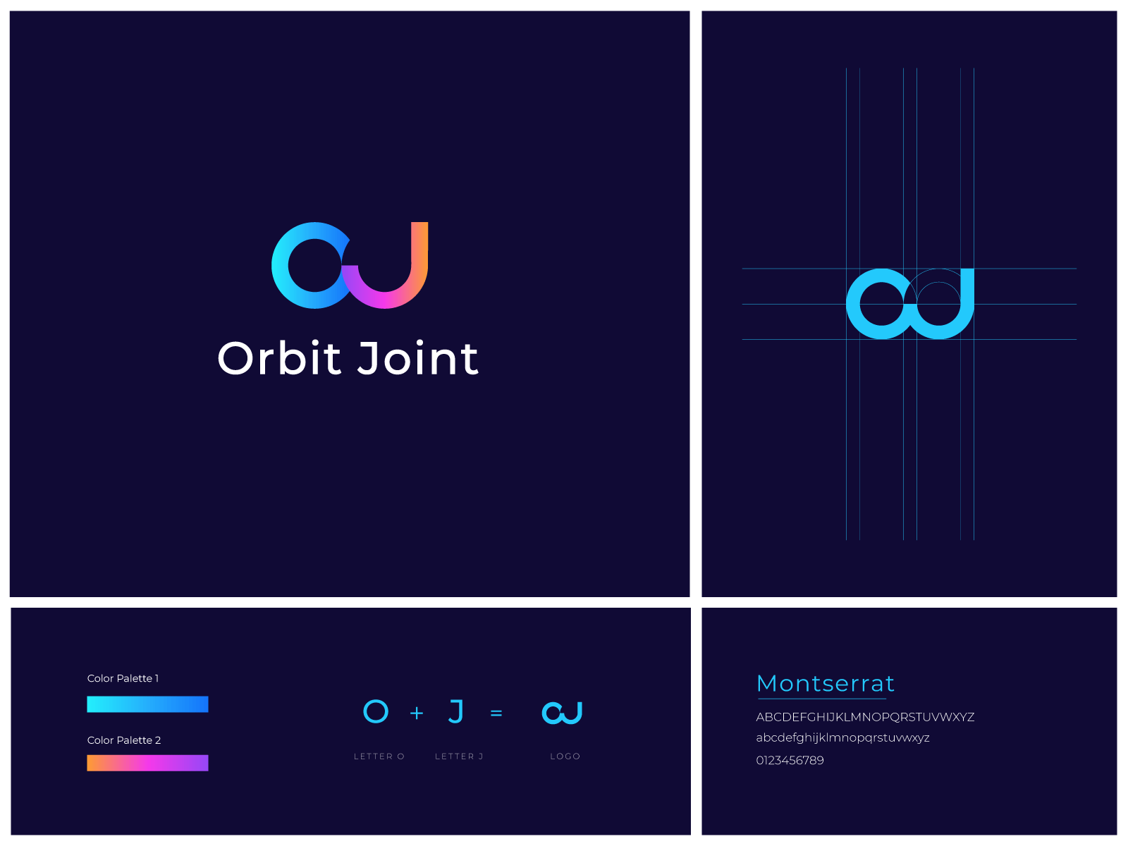 Orbit Joint logo design apps logo branding colorful colorfull logo gradient j logo job letter j letter o logo design branding logodesign o loog oj logo tecnology