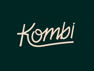 Kombi Food Truck - Logo2 food logo food truck k lettering logo typography