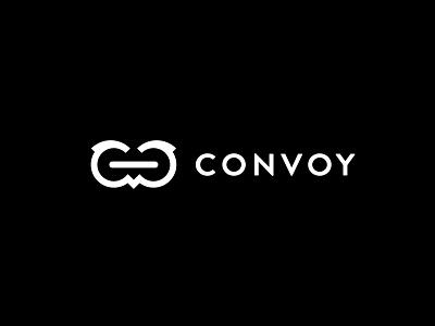 Convoy Logo black brand brand design brand identity branding design icon logo product design vector