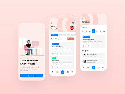 Work Management App by Raju Husen on Dribbble