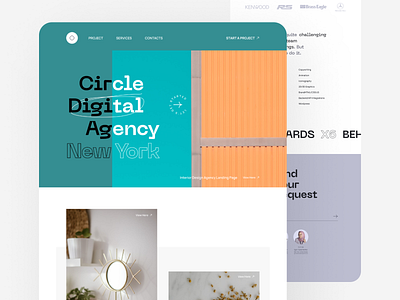 Circle Digital Agency Landing Page