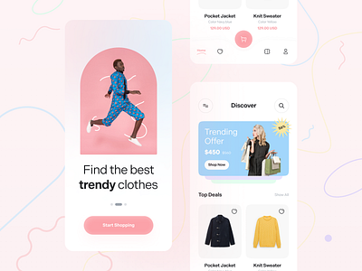 Clothes Store add to cart app ui checkout clothes concept e commerce e commerce app e commerce design interface interface design minimal mobile app mobile app design mobile design online store piqo design product page ui ui design user interface