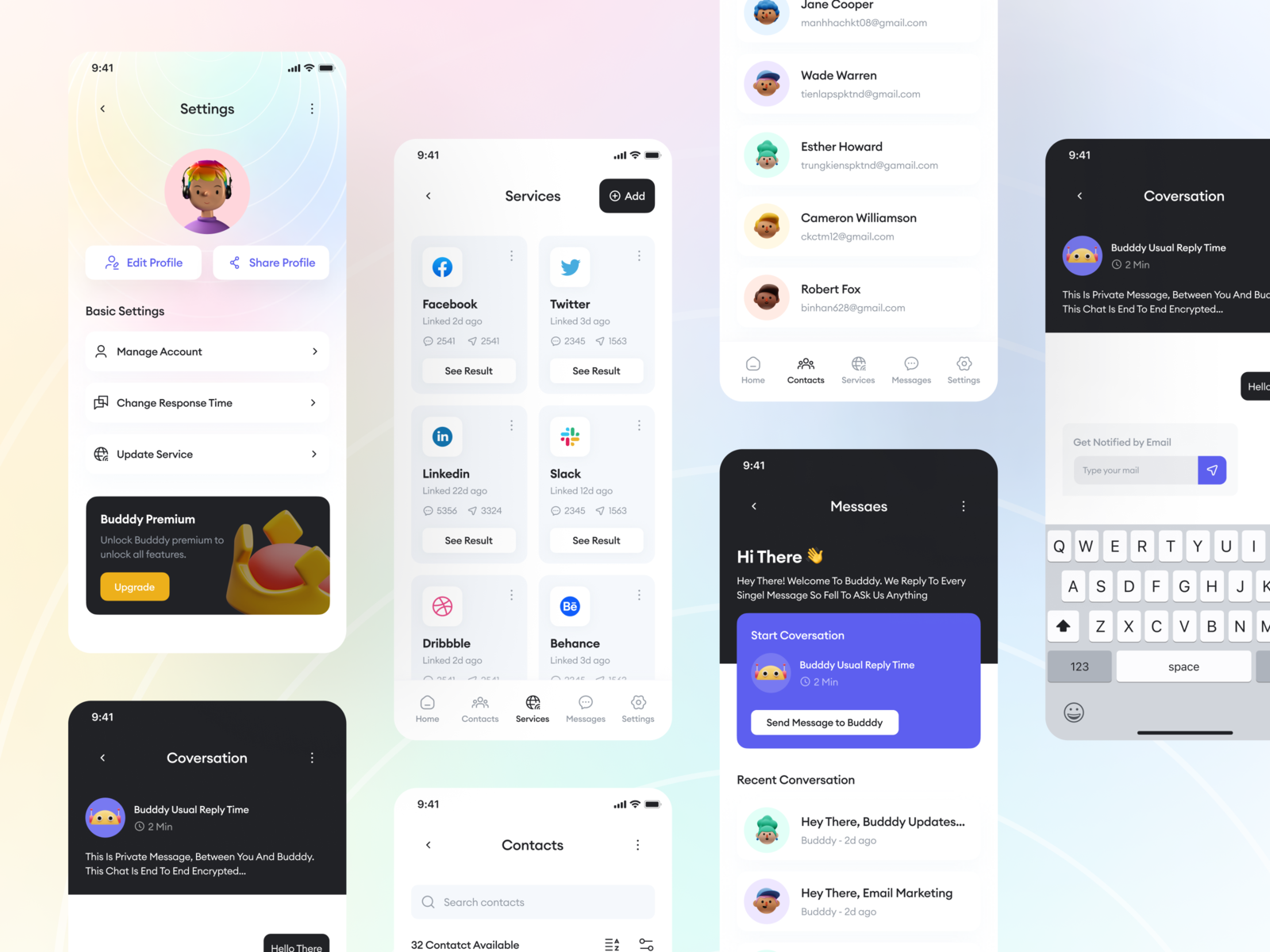 Budddy Chatbot Freebie by Raju Husen for Piqo Studio on Dribbble