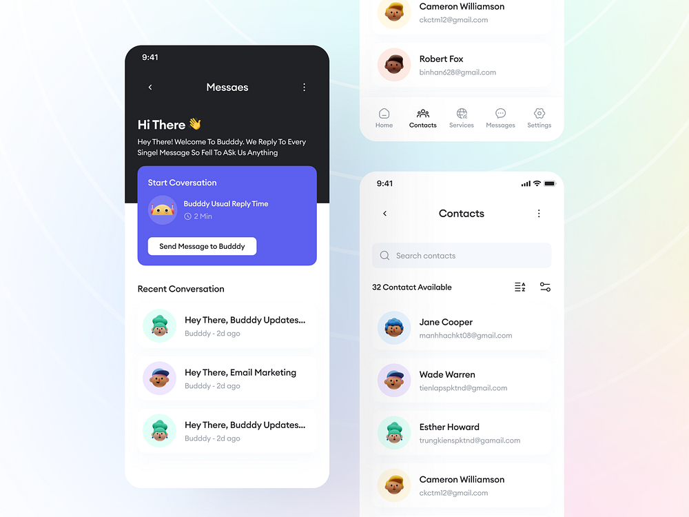 Budddy Chatbot Freebie by Raju Husen on Dribbble