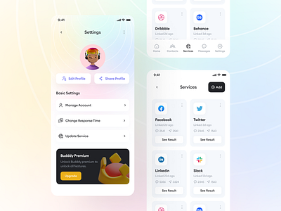 Budddy Chatbot Freebie ai ai chatbot application artificial intelligence chat app chatbot chatbot ui kit clean freebie interface messaging minimal mobile app design mobile design piqo design product design robot ui kit uidesign user interface