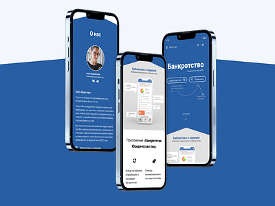 UX/UI Design for the mobile application «Bankruptcy»