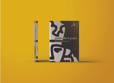 copertina "quello che è giusto" M.De Giovanni_1 adobe illustrator graphic design mockup