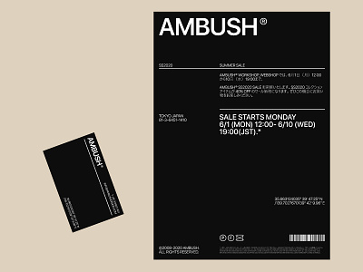 Ambush Workshop design flat typography ui web website