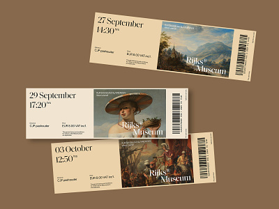 Rijksmuseum design flat minimal typography ui web website