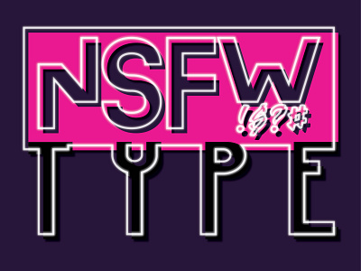 NSFW Type Logo