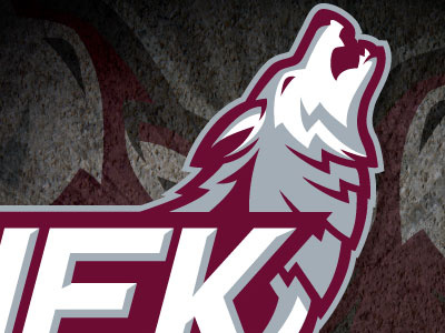 JFK High School Branding branding coyote coyote mascot howl logo mascot mike ray timberwolf mascot tycoon tycoon creative wold mascot wolf