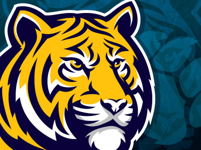 Stoic Tiger agressive big cat design illustration inktycoon mascot mike ray roar team tiger tycoon creative vector