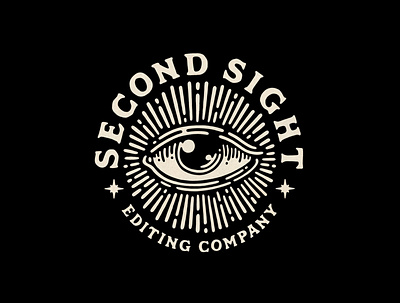 Second Sight Logo illustration logo typography