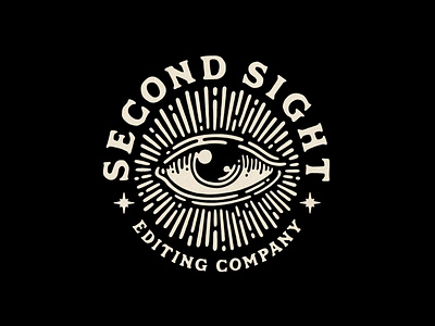 Second Sight Logo illustration logo typography