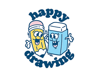 Happy Drawing Logo