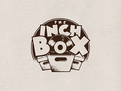 The Inch Box Logo illustration logo typography