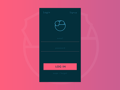 Signup pink sign sign up ui challenge