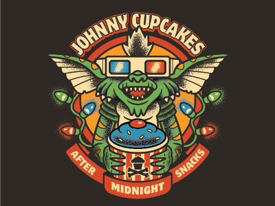 Johnny Cupcakes Midnight Snacks 80s christmas gremlines johnnycupcakes traditional