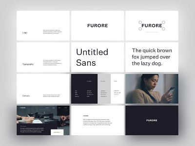 Furore Brand Guide brand brand guide brand identity branding logo logotype minimal modern