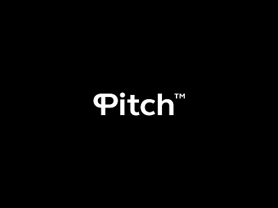 Pitch™ Logotype field logotype pitch sports track wordmark