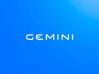 Gemini Logotype astrological constellation gemini horoscope logotype