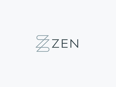 Zen Logo app balance branding calm logo neutral relax sleep zen