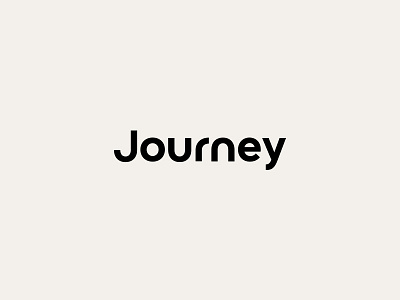 Journey Logotype custom geometric lettering logo logotype minimal type typography